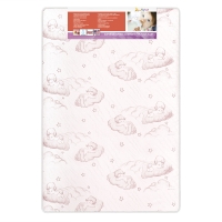3 inch Spring Coil Portable Crib Mattress, Cloud Pink