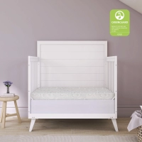 3" Innerspring Mini Crib Mattress, White