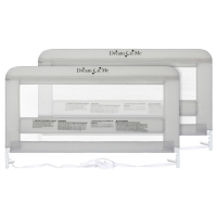 Lilibet Twin/Full/Queen Mesh Safety Bed Rails | Set Double Pack