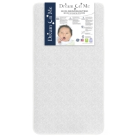 Twilight 5" 88 Coil Innerspring Crib And Toddler Mattress, Platinum Grey