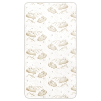 Beige Cloud Vinyl Cover with baby