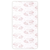 Pink Vinyl Cover with baby