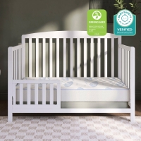 2 in 1 Breathable Sweet Dreams 88 Coil Spring Crib and Toddler Bed Mattress
